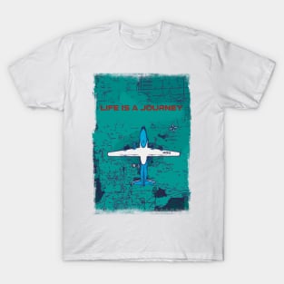 Airplane Life is a Journey T-Shirt